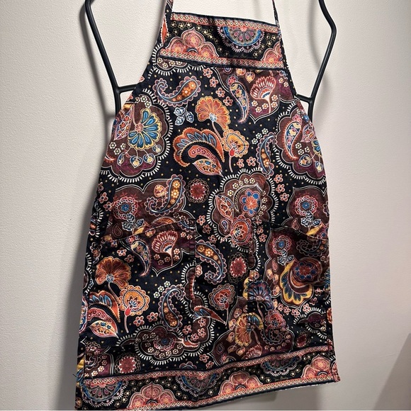Vera Bradley Kensington Apron Ties at Neck & Waist, 2 Front pockets. Cotton EUC - Picture 3 of 14